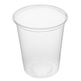 Tub Deli Container PLA Clear Compostable 940ml (500 Units)