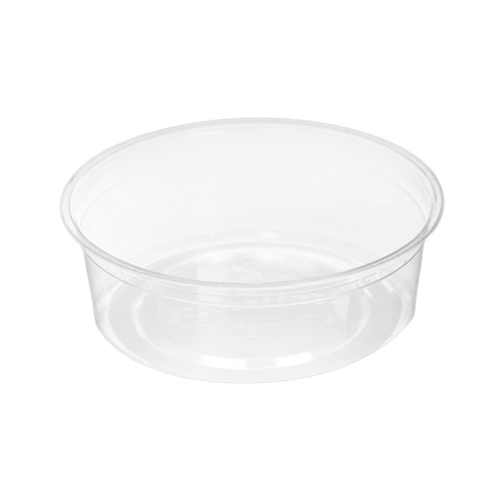 Tub Deli Container PLA Clear Compostable 235ml (500 Units)
