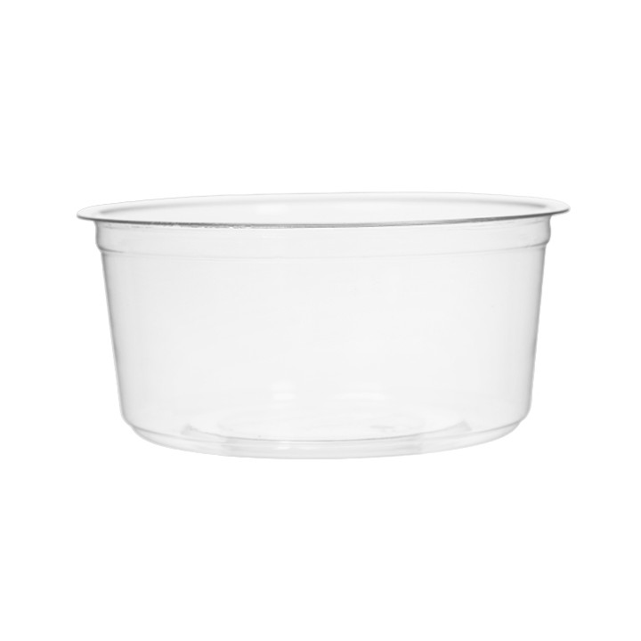Tub Deli Container PLA Clear Compostable 355ml (500 Units)