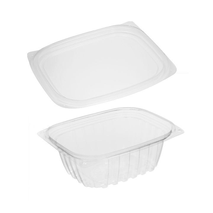 Cornstarch Deli Container with Lid PLA Compostable 355ml (100 Units)
