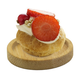 Bamboo Tasting Plate Bicolor Ø5cm (144 Units)