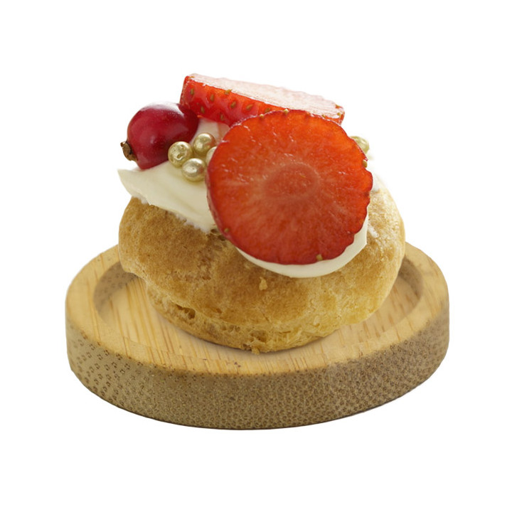 Bamboo Tasting Plate Bicolor Ø5cm (144 Units)