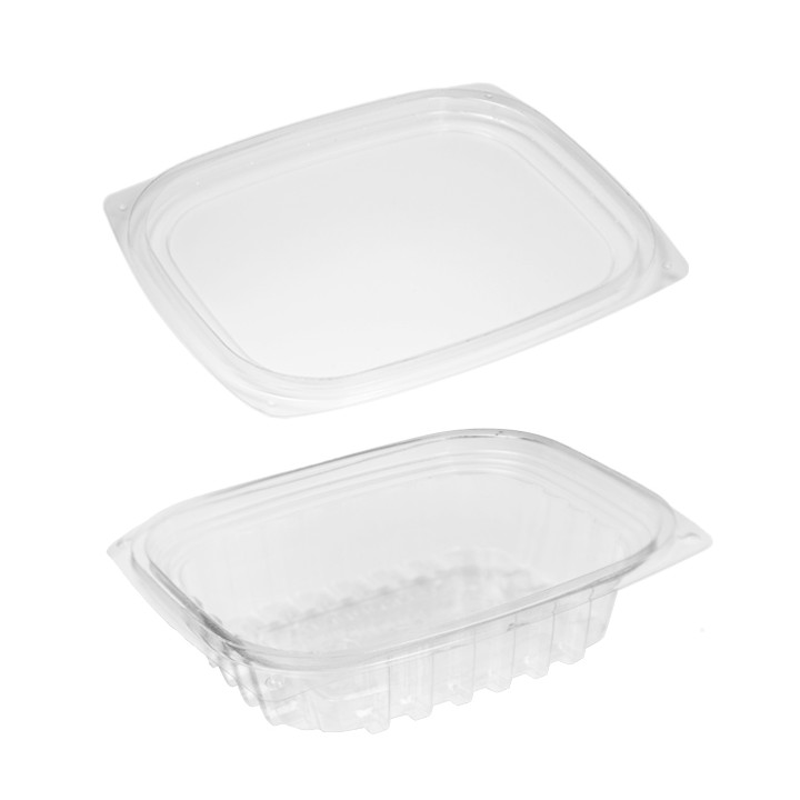 Cornstarch Deli Container with Lid PLA Compostable 235ml (100 Units)