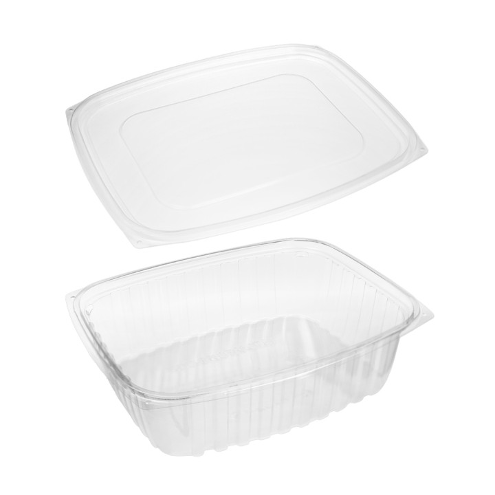 Cornstarch Deli Container with Lid PLA Compostable 1420ml (200 Units)