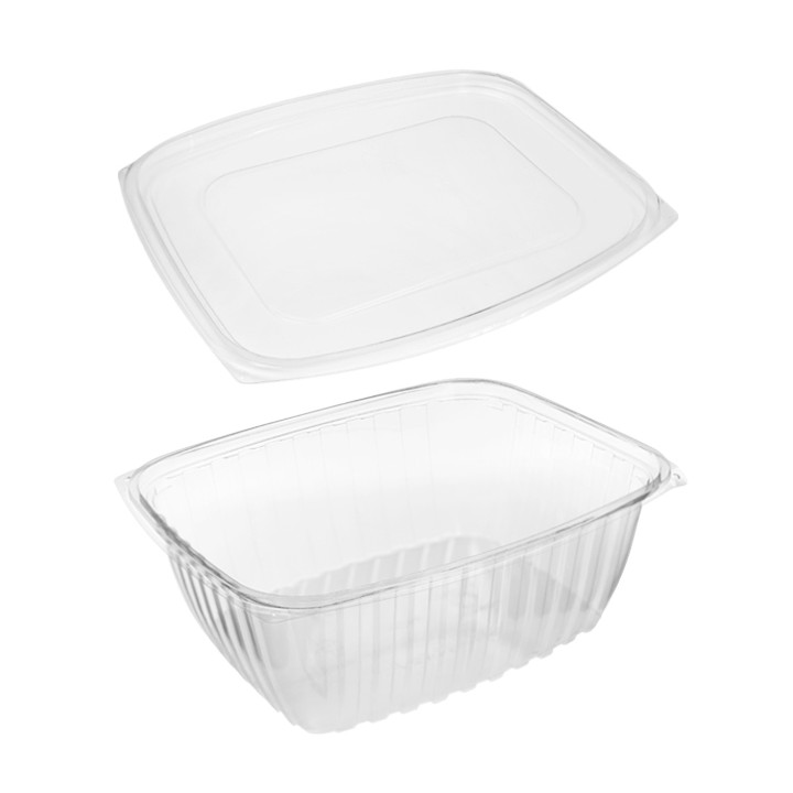 Cornstarch Deli Container with Lid PLA Compostable 1890ml (50 Units) 