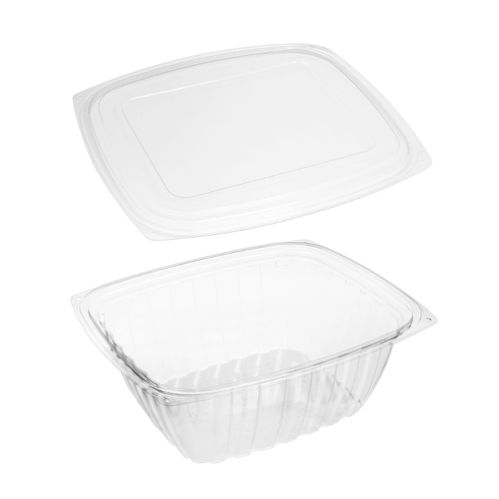 Cornstarch Deli Container with Lid PLA Compostable 940ml (200 Units)