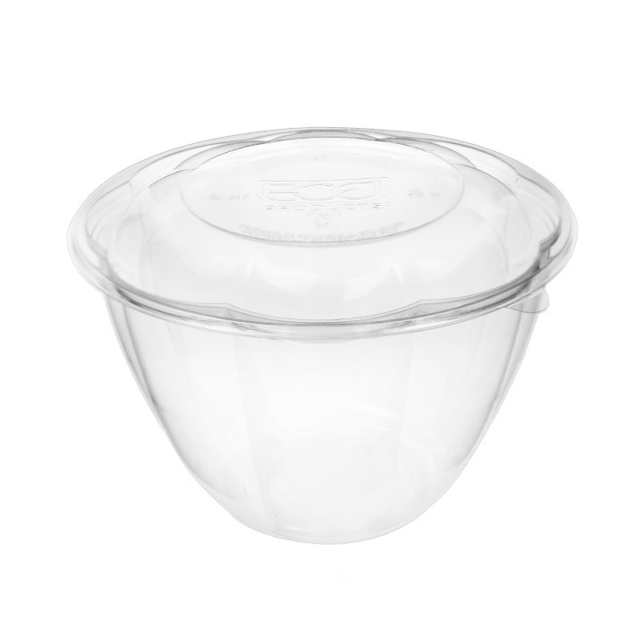 Salad Bowl with Lid PLA 1420ml (50 Units) 