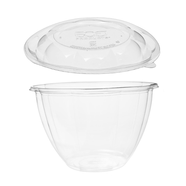 Salad Bowl with Lid PLA 1420ml (50 Units) 