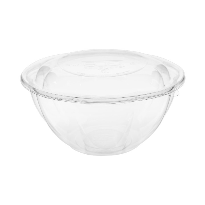 Salad Bowl with Lid PLA 940ml (50 Units) 