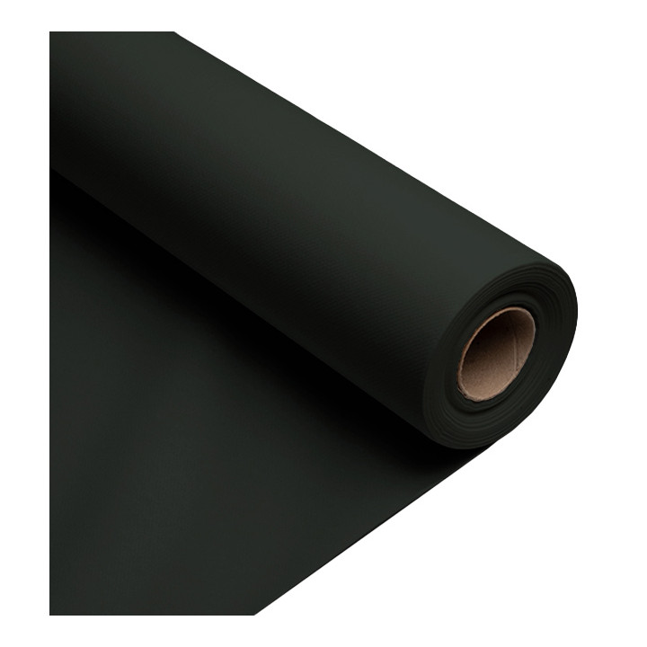 Airlaid Tablecloth Roll Black 1,2x25m (6 Units)