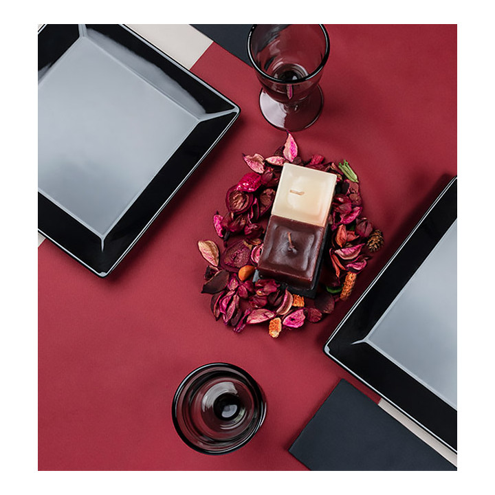 Airlaid Table Runner Burgundy 0,4x48m P30cm (6 Units)