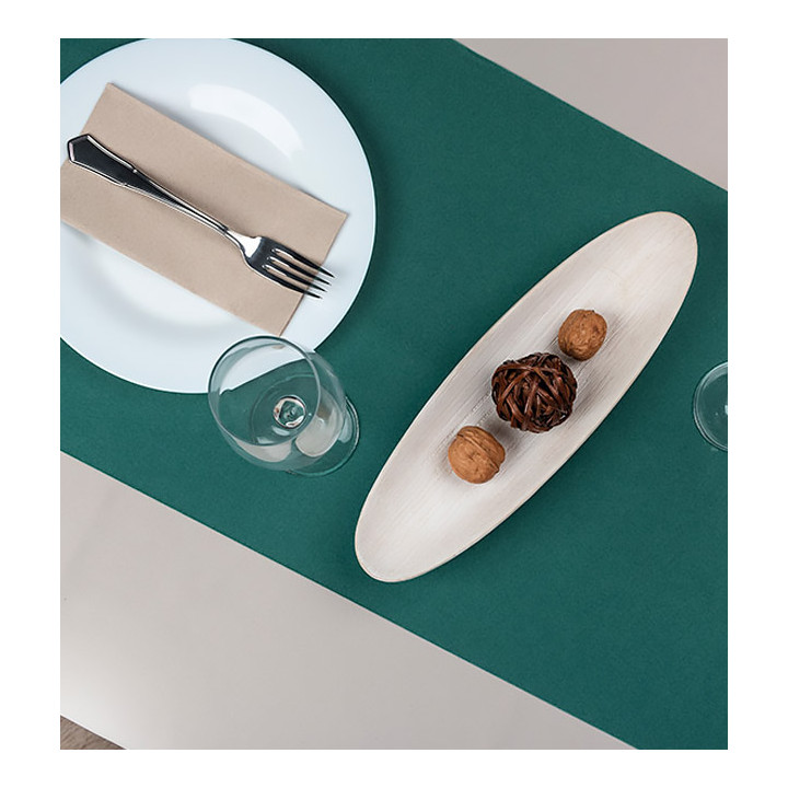 Airlaid Table Runner Green 0,4x48m P30cm (1 Unit)