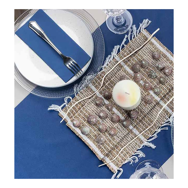 Airlaid Table Runner Blue 0,4x48m P1,2m (6 Units)
