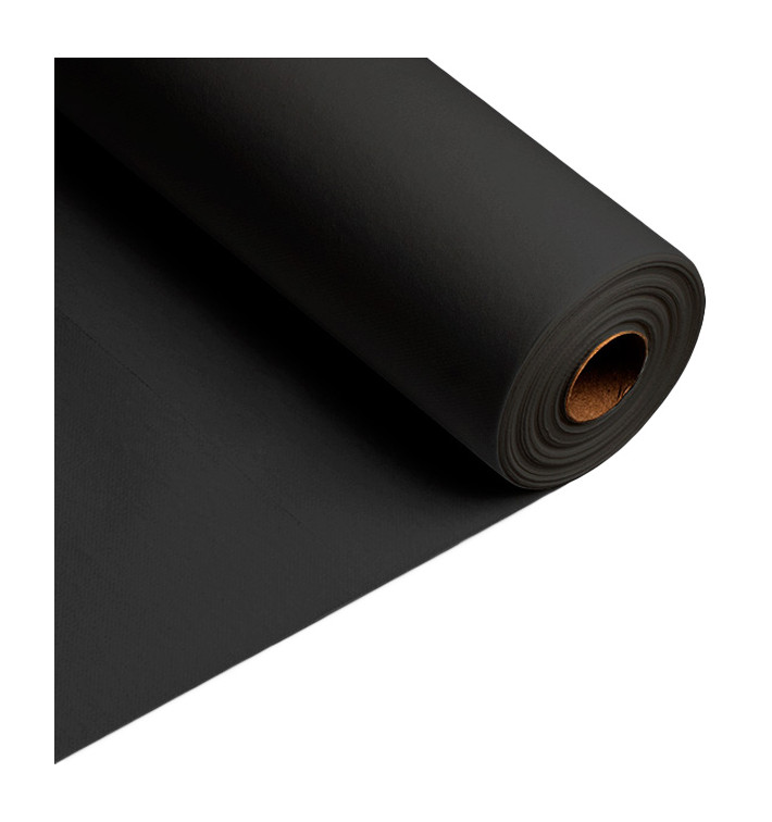Airlaid Table Runner Black 0,4x48m P30cm (1 Unit)