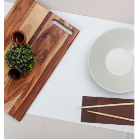 Airlaid Table Runner White 0,4x48m P30cm (1 Unit)