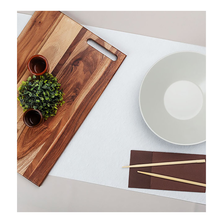 Airlaid Table Runner White 0,4x48m P30cm (1 Unit)