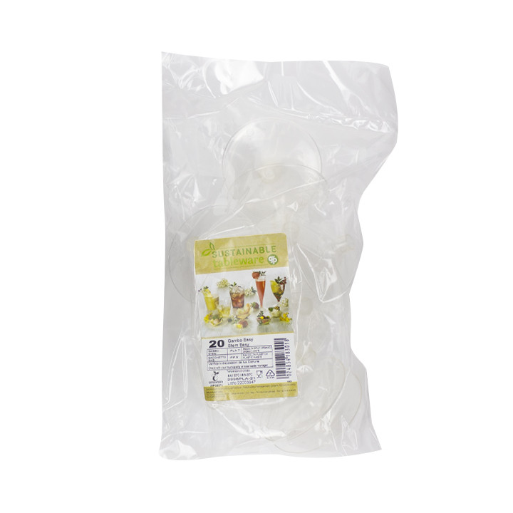 Glass PLA Biodegradable Clear 200ml (400 Units)