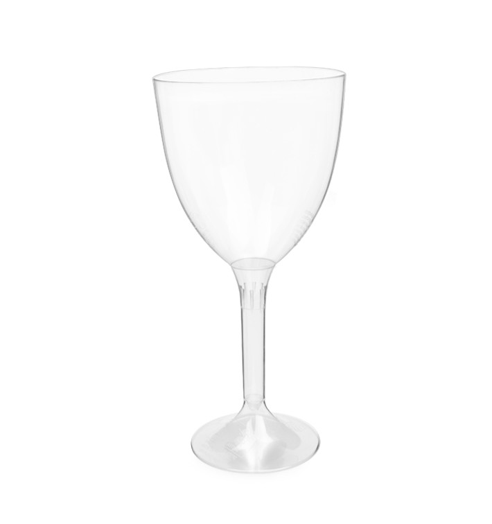 Plastic Stemmed Glass Wine Clear Removable Stem 300ml (200 Units)