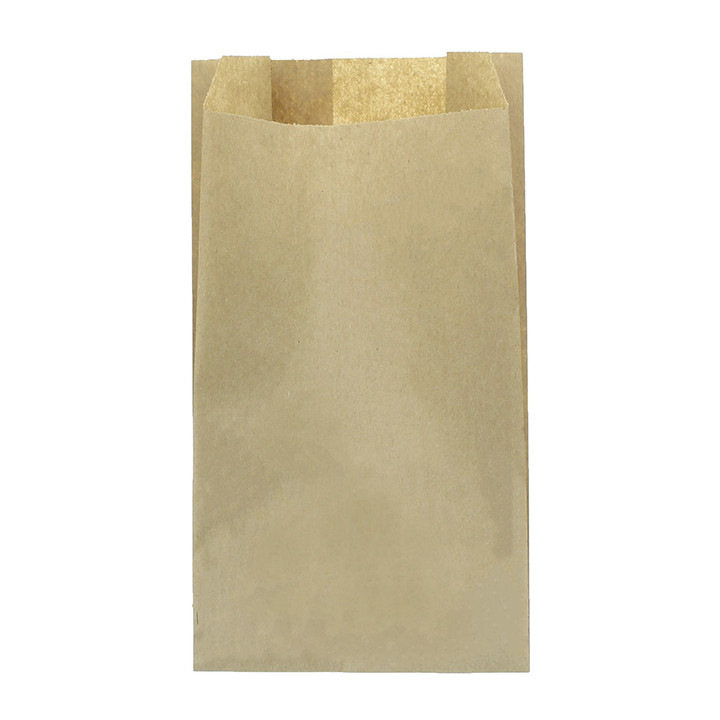 Paper Food Bag Kraft 30+9x58cm (250 Units)  