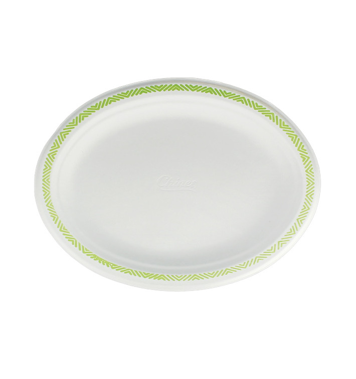 Paper Tray Molded Fiber "Chinet" "Good to go" 26x19cm (140 Units)  