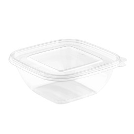 Plastic Lid PET for Plastic Bowl Flat 175x175mm (50 Units)