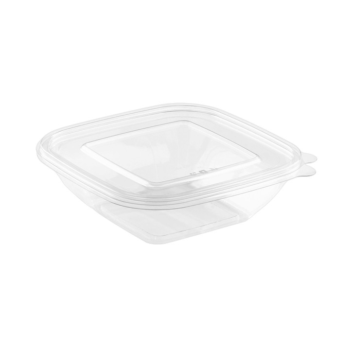 Plastic Lid PET for Plastic Bowl Flat 175x175mm (50 Units)