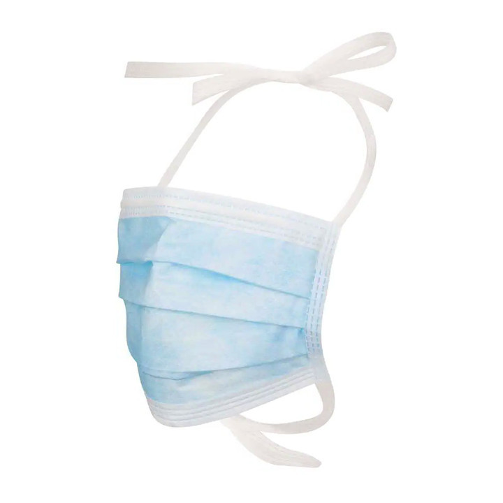 Disposable Surgical Mask Triple Layer with Straps Blue (2.000 Units)