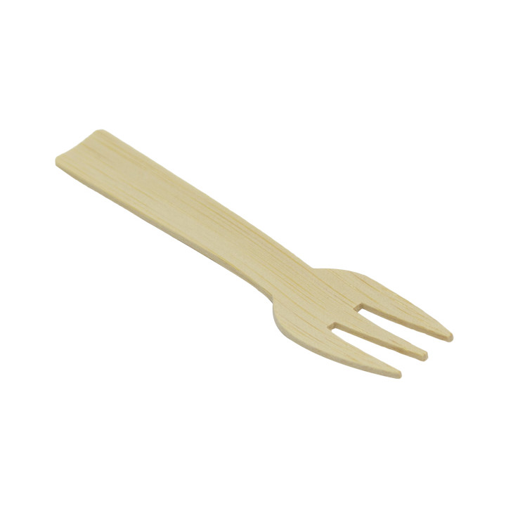Bamboo Tasting Mini Fork 7,5cm (1.200 Units)