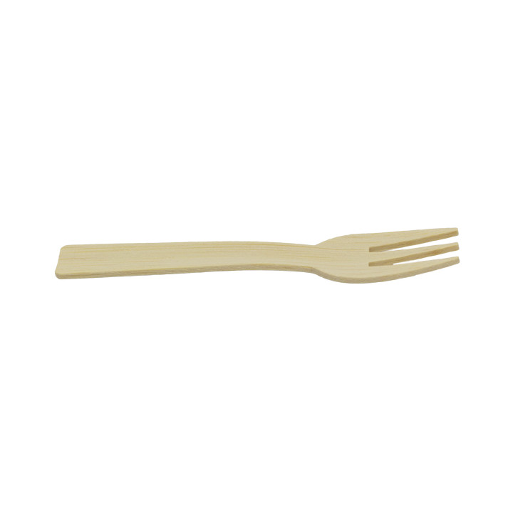 Bamboo Tasting Mini Fork 7,5cm (50 Units) 