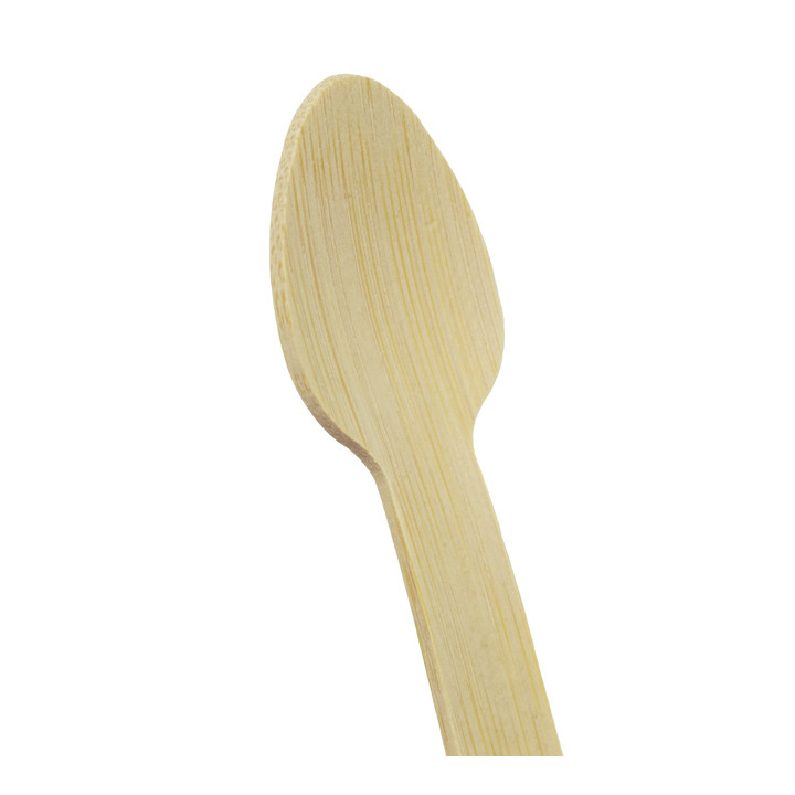 Bamboo Teaspoon 7,5cm (50 Units) 
