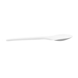 Cornstarch Spoon Biodegradable CPLA White 16,5cm (1.000 Units)