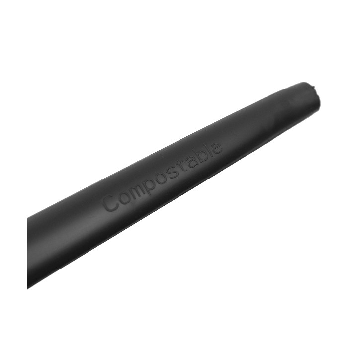 Cornstarch Fork Biodegradable CPLA Black 17cm (1.000 Units)