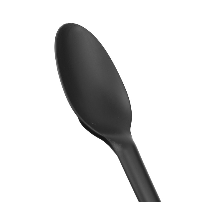 Cornstarch Spoon Biodegradable CPLA Black 16,5cm (1.000 Units)