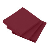 Paper Napkin Micropoint Burgundy 20x20cm 2C (100 Units)  