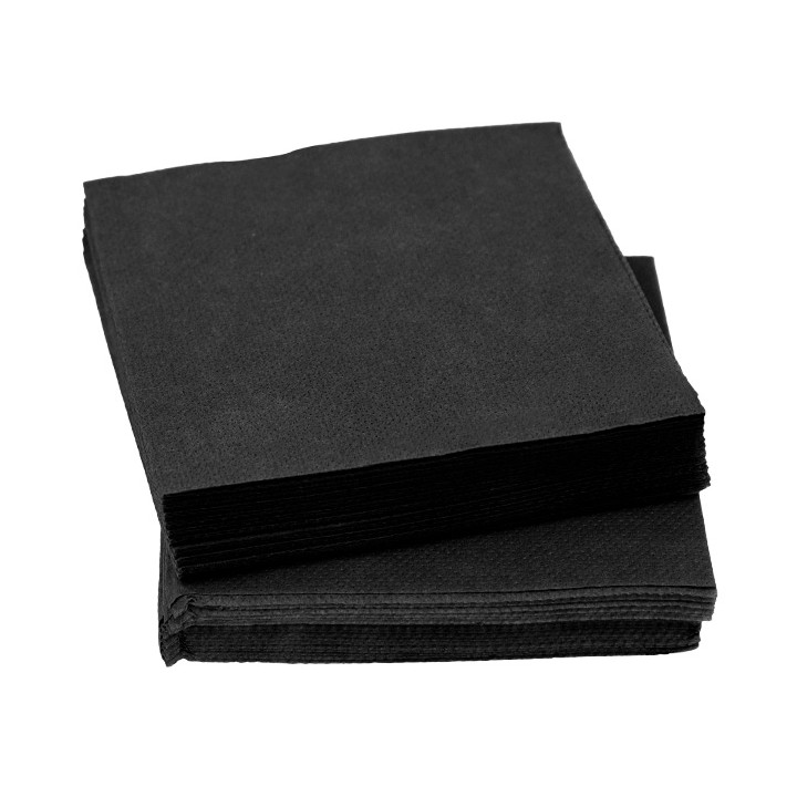Paper Napkin Micropoint Black 20x20cm 2C (100 Units)  