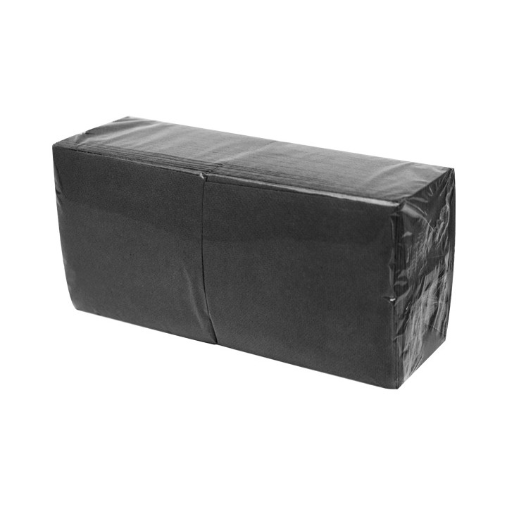 Paper Napkin Micropoint Black 20x20cm 2C (100 Units)  