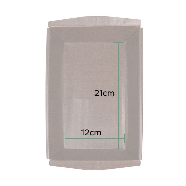 Paper Baking Mold Kraft 21x12x4,5cm (85 Units)