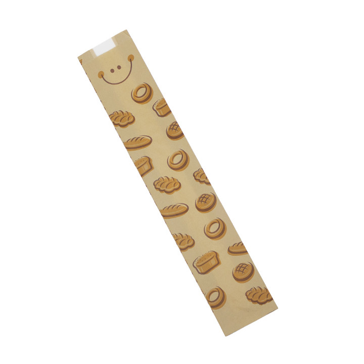 Paper Food Bag "Panes" 10+5x55cm (1.000 Units)