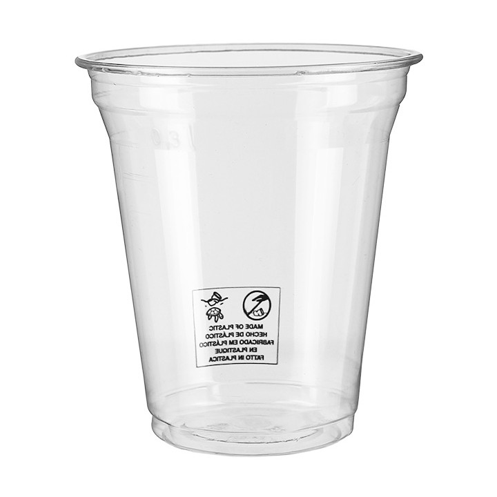 Cornstarch Cup PLA Bio Clear 450ml Ø9,5cm (75 Units)  