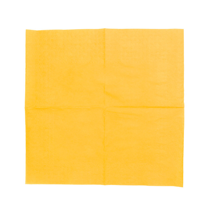 Paper Napkin Yellow 20x20cm (100 Units) 
