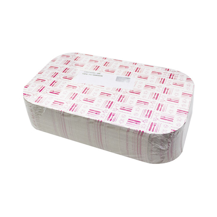 Paper Lid for Foil Pan "15 Cannelloni" 1500 ml (500 Units)
