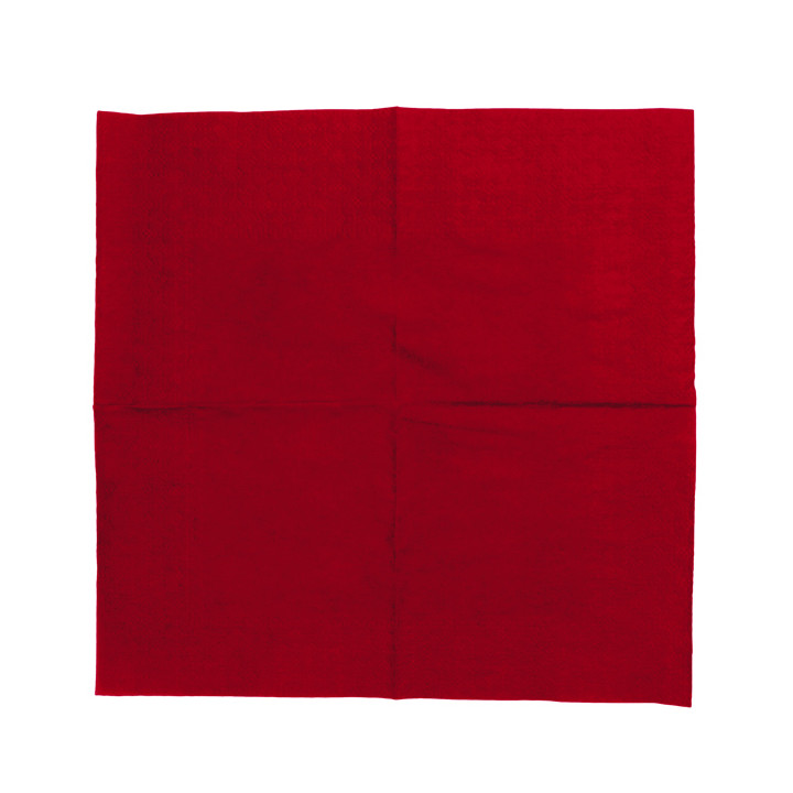 Paper Napkin Burgundy 20x20cm 2C (6.000 Units)
