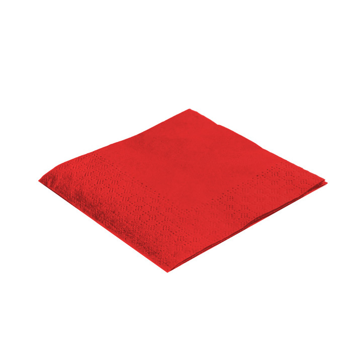 Paper Napkin Red 20x20cm (100 Units)  
