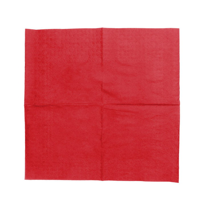 Paper Napkin Red 20x20cm (6.000 Units)