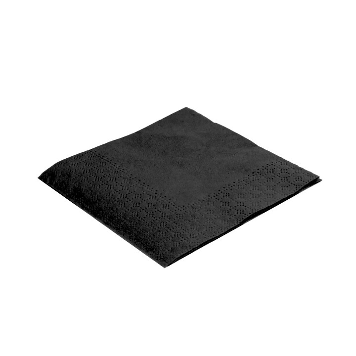 Paper Napkin Black 20x20cm 2C (100 Units)  
