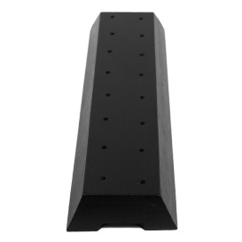 Bamboo Food Pick Holder Tray Black 20x6x2cm (12 Units) 