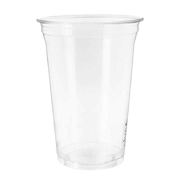 Cornstarch Cup PLA Bio Clear 550ml Ø9,5cm (70 Units) 