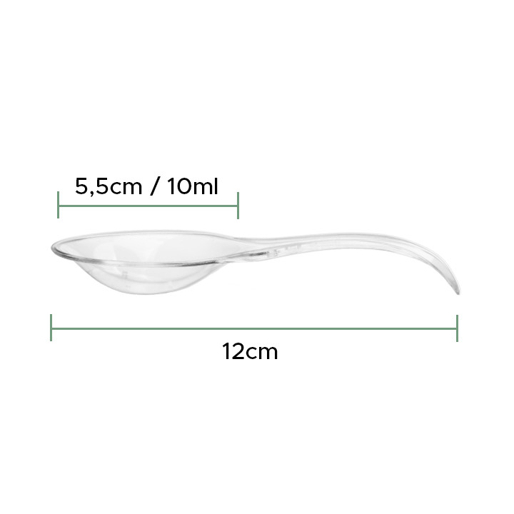Tasting Spoon PS "Single-Dose" Clear 12 cm (600 Units)