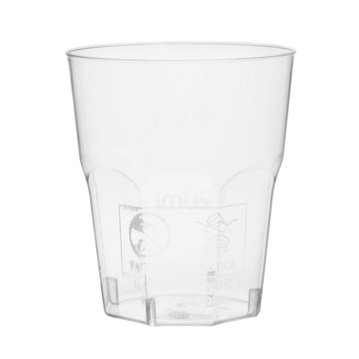 Plastic Shot PS Clear Ø45mm 50ml (1000 Units)