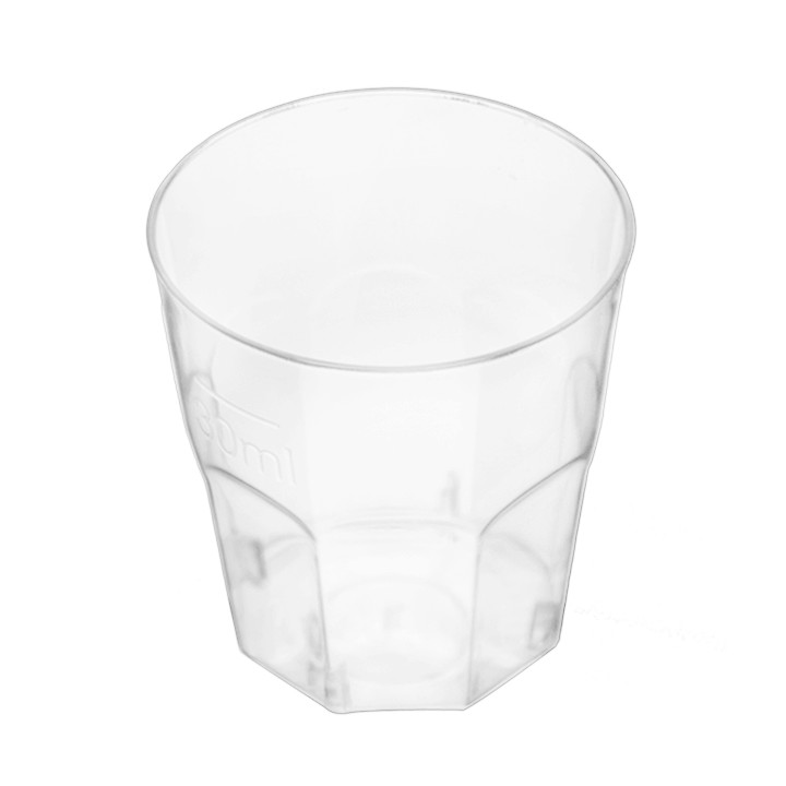 Plastic Shot PS Clear Ø40mm 30ml (2000 Units)